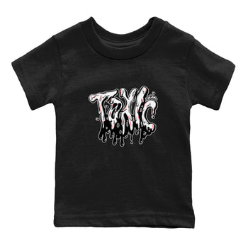 Air Jordan 7 Infrared Sneaker Match Tees Toxic Sneaker Tees AJ7 Infrared Sneaker Release Tees Kids Shirts Black 2