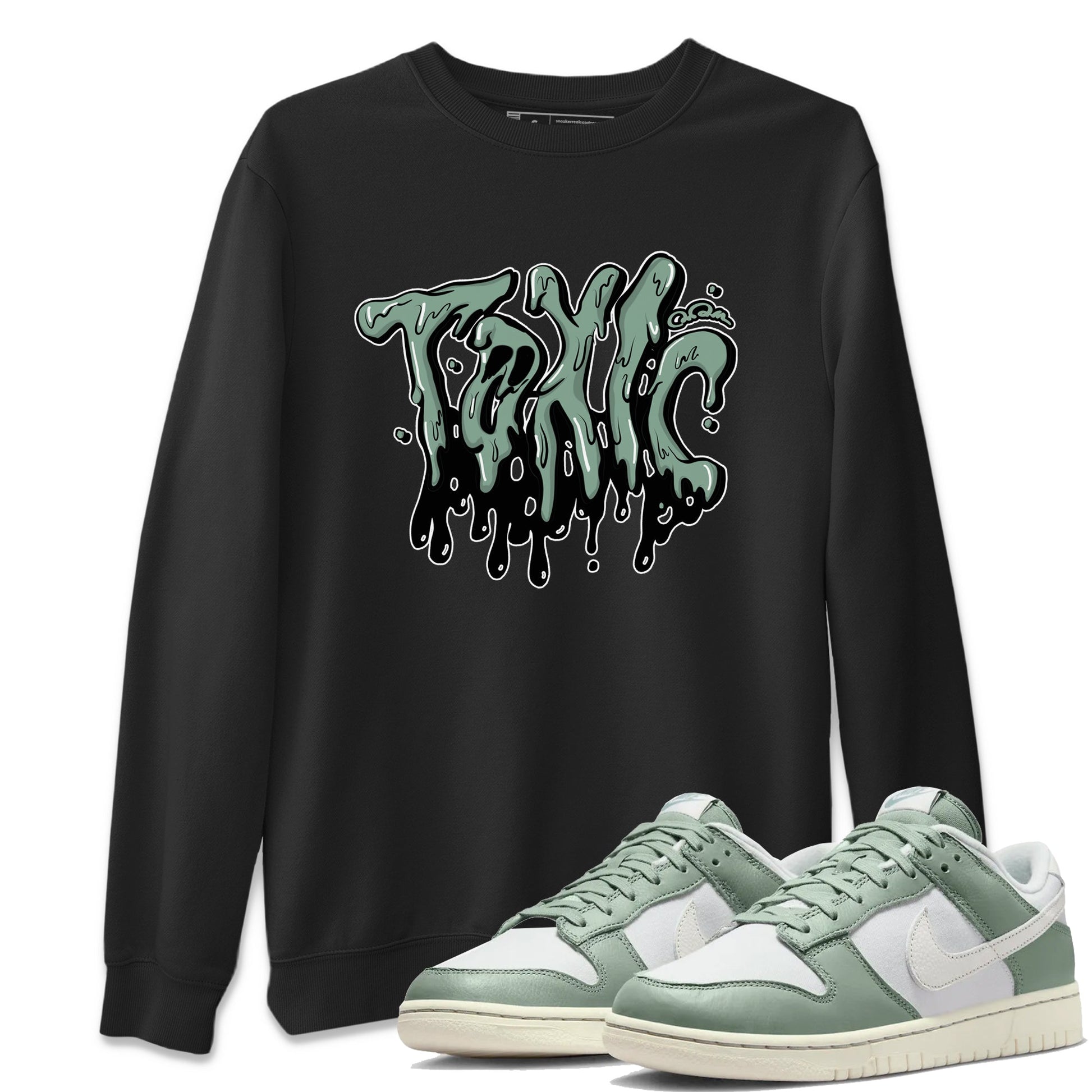 Dunk Mica Green Sneaker Match Tees Toxic Sneaker Tees Dunk Low Mica Green Sneaker Release Tees Unisex Shirts Black 1