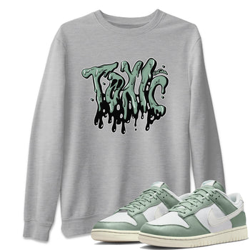 Dunk Mica Green Sneaker Match Tees Toxic Sneaker Tees Dunk Low Mica Green Sneaker Release Tees Unisex Shirts Heather Grey 1