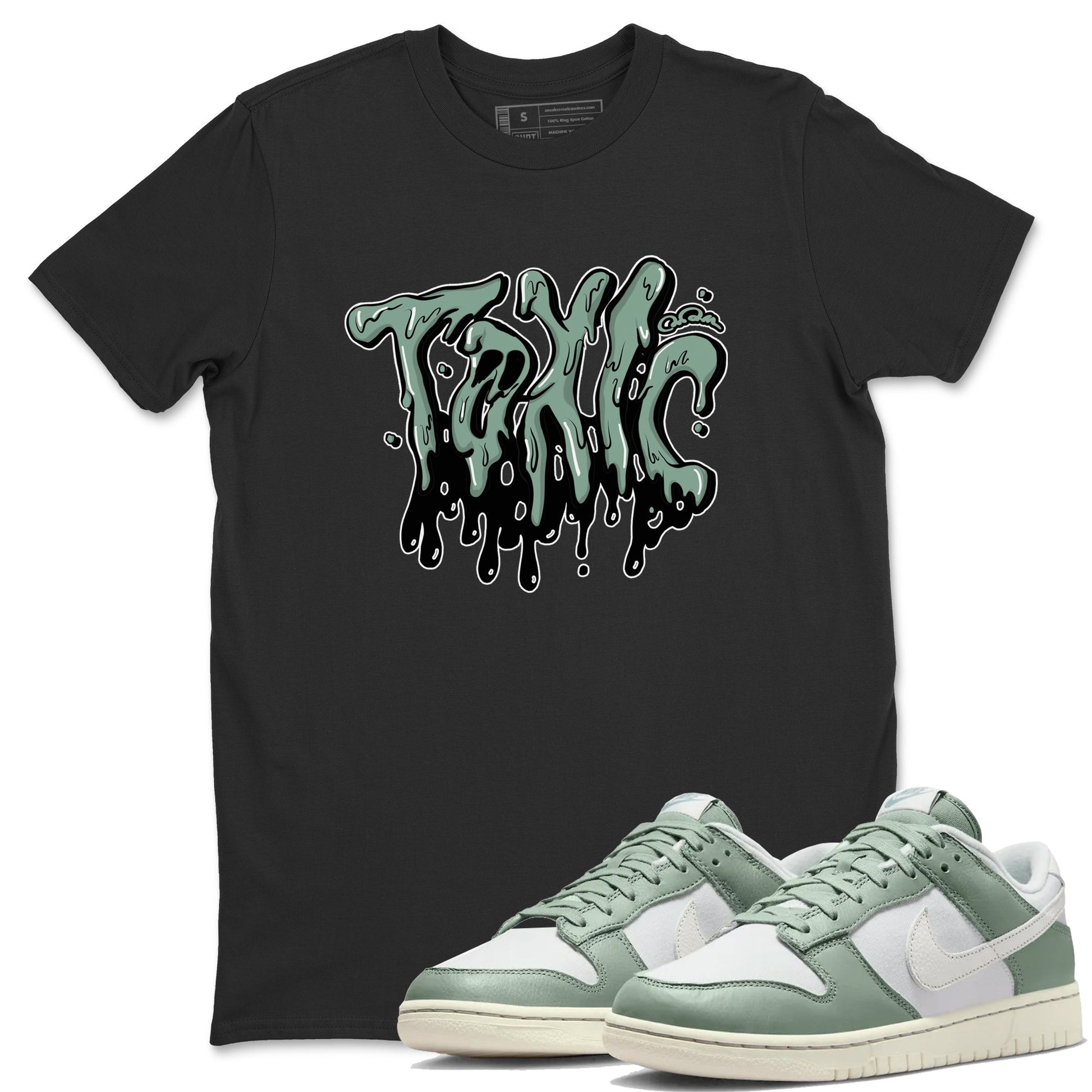 Dunk Mica Green Sneaker Match Tees Toxic Sneaker Tees Dunk Low Mica Green Sneaker Release Tees Unisex Shirts Black 1