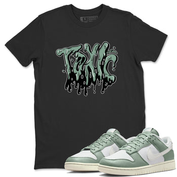 Dunk Mica Green Sneaker Match Tees Toxic Sneaker Tees Dunk Low Mica Green Sneaker Release Tees Unisex Shirts Black 1