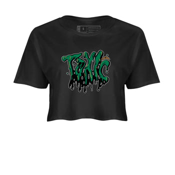 Samba Collegiate Green Gum shirt to match jordans Toxic sneaker tees Adidas Green Gum SNRT Sneaker Release Tees Black 2 Crop T-Shirt
