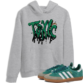 Samba Collegiate Green Gum shirt to match jordans Toxic sneaker tees Adidas Green Gum SNRT Sneaker Release Tees Unisex Heather Grey 1 T-Shirt