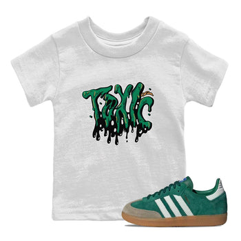 Samba Collegiate Green Gum shirt to match jordans Toxic sneaker tees Adidas Green Gum SNRT Sneaker Release Tees Baby Toddler White 1 T-Shirt