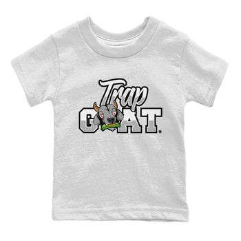 Air Jordan 13 Black Flint Sneaker Match Tees Trap Goat Sneaker Tees Air Jordan 13 Black Flint Sneaker Release Tees Kids Shirts White 2