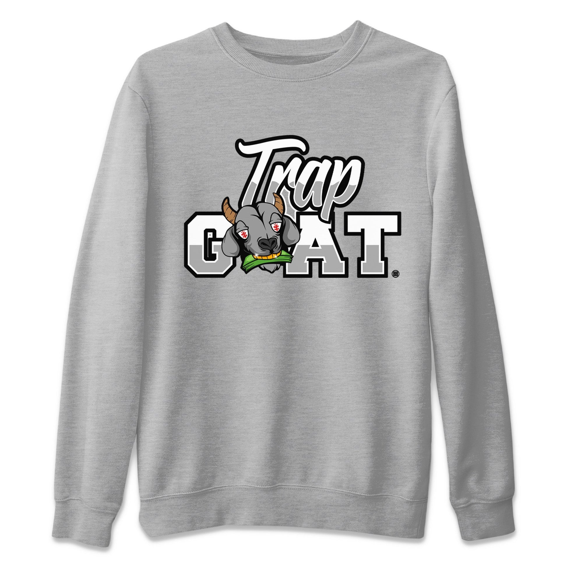 Air Jordan 13 Black Flint Sneaker Match Tees Trap Goat Sneaker Tees Air Jordan 13 Black Flint Sneaker Release Tees Unisex Shirts Heather Grey 2