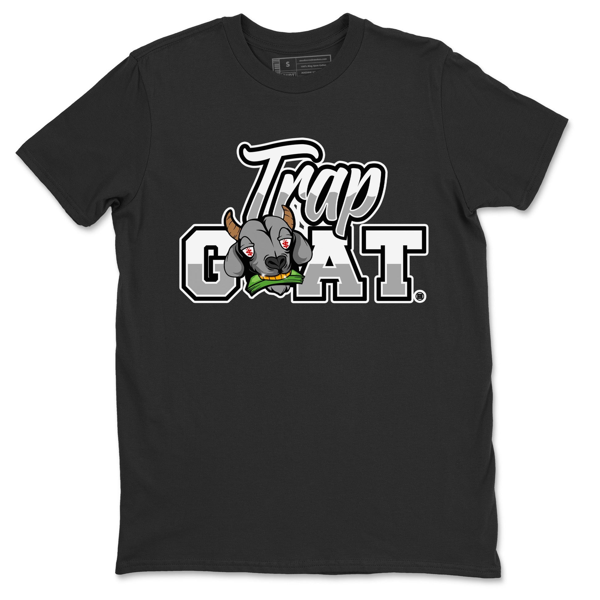 Air Jordan 13 Black Flint Sneaker Match Tees Trap Goat Sneaker Tees Air Jordan 13 Black Flint Sneaker Release Tees Unisex Shirts Black 2