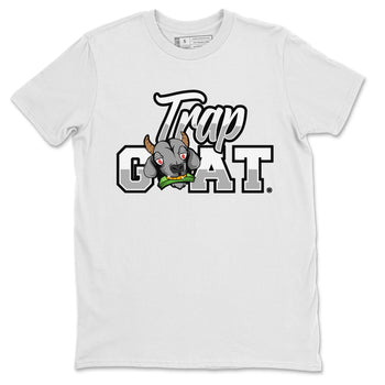 Air Jordan 13 Black Flint Sneaker Match Tees Trap Goat Sneaker Tees Air Jordan 13 Black Flint Sneaker Release Tees Unisex Shirts White 2