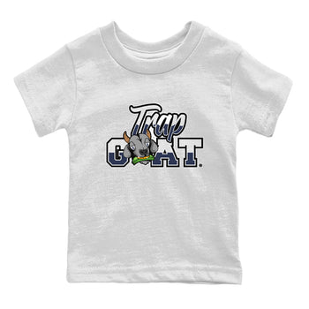 Jordan 5 Retro Midnight Navy shirt to match jordans Trap Goat sneaker tees Air Jordan 5 Midnight Navy SNRT Sneaker Release Tees Baby Toddler White 2 T-Shirt