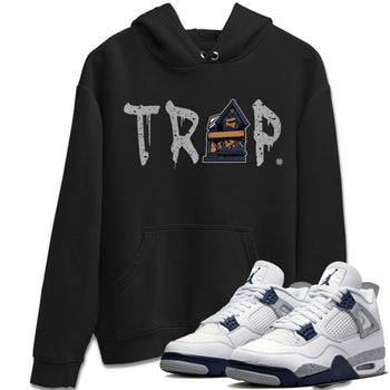 Jordan 4 Midnight Navy Sneaker Match Tees Trap House Sneaker Tees Jordan 4 Midnight Navy Sneaker Release Tees Unisex Shirts
