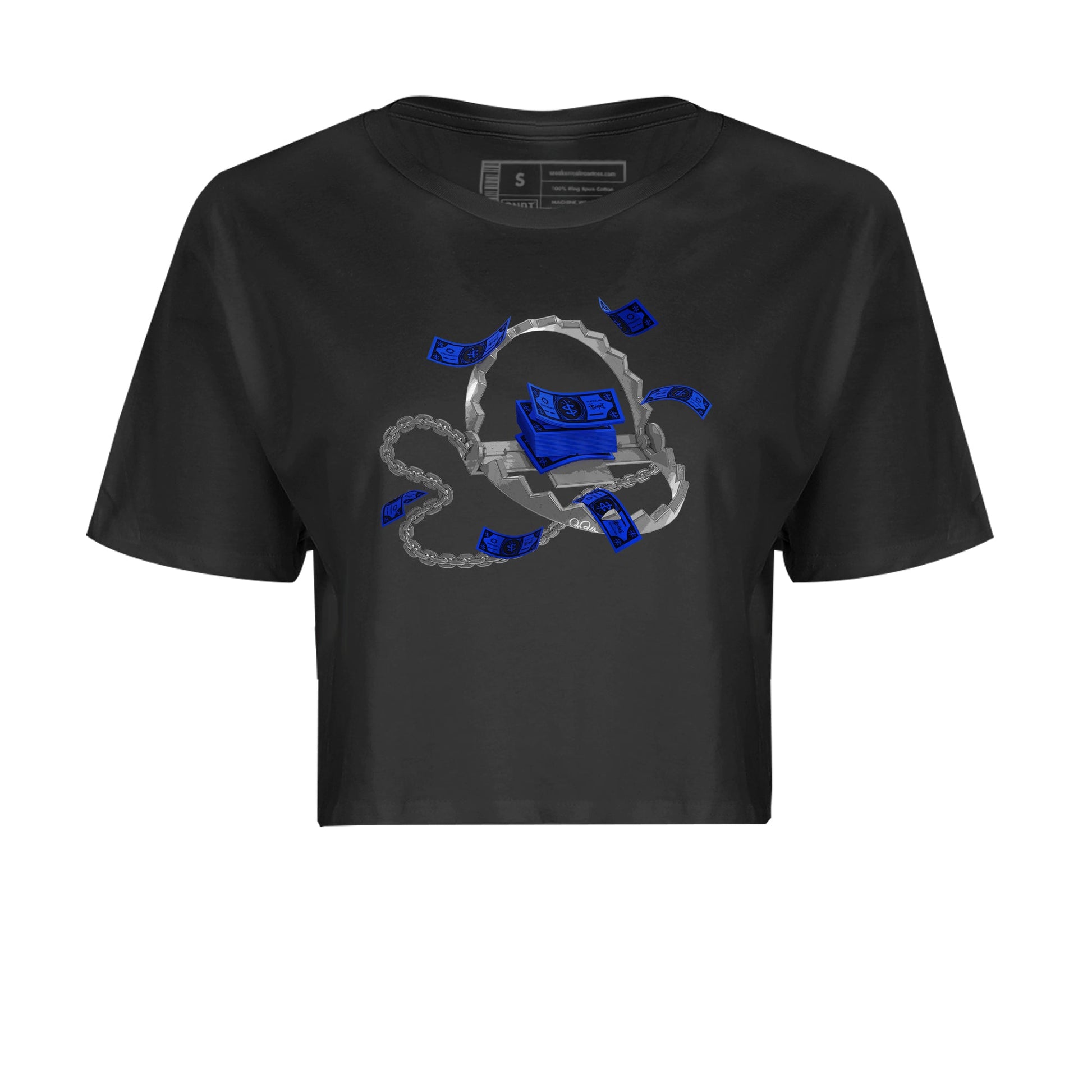 Air Jordan 14 Laney Sneaker Match Tees Trap Money Sneaker Tees AJ14 Laney Sneaker Release Tees Women's Shirts Black 2