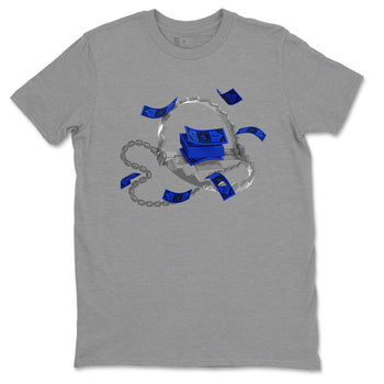 Air Jordan 14 Laney Sneaker Match Tees Trap Money Sneaker Tees AJ14 Laney Sneaker Release Tees Unisex Shirts Heather Grey 2