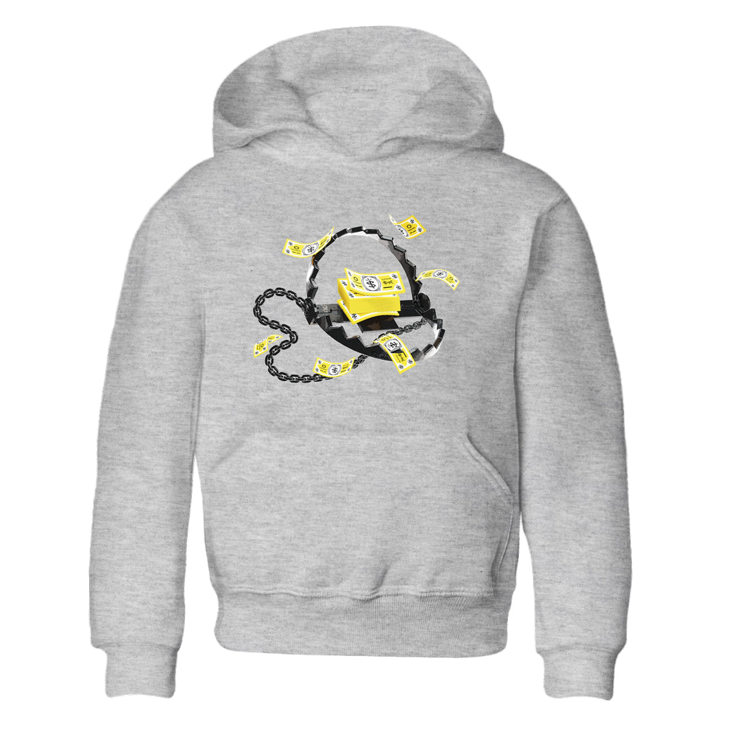 AJ4 Vivid Sulfur shirt to match jordans Trap Money sneaker tees Air Jordan 4 Vivid Sulfur SNRT sneaker release tees baby toddler Heather Grey 2 cotton Shirt