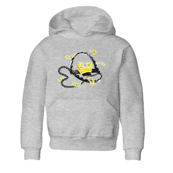 AJ4 Vivid Sulfur shirt to match jordans Trap Money sneaker tees Air Jordan 4 Vivid Sulfur SNRT sneaker release tees baby toddler Heather Grey 2 cotton Shirt