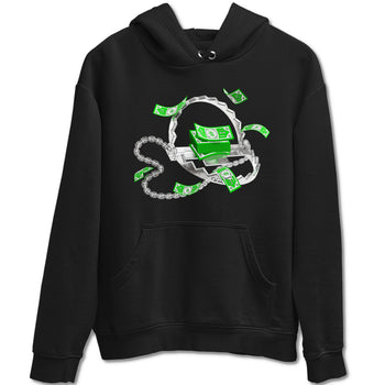 Air Jordan 5 Lucky Green shirt to match jordans Trap Money sneaker tees AJ5 Lucky Green SNRT Sneaker Release Tees unisex cotton Black 2 crew neck shirt