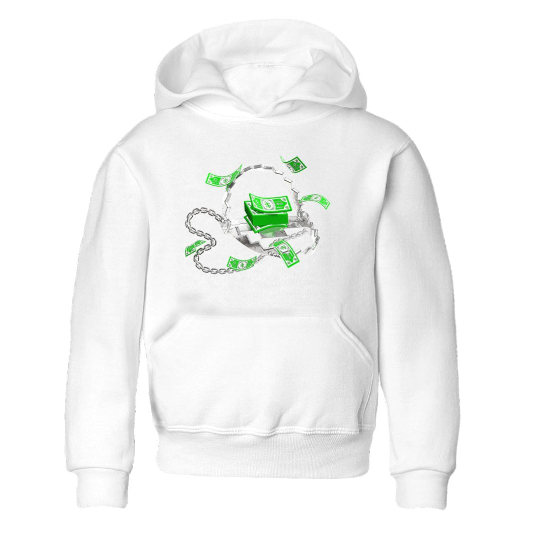 Air Jordan 5 Lucky Green shirt to match jordans Trap Money sneaker tees AJ5 Lucky Green SNRT sneaker release tees baby toddler White 2 cotton Shirt
