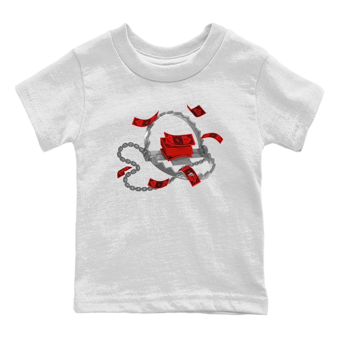 Air Jordan 6 Toro Bravo Sneaker Match Tees Trap Money Sneaker Tees AJ6 Toro Bravo Sneaker Release Tees Kids Shirts White 2