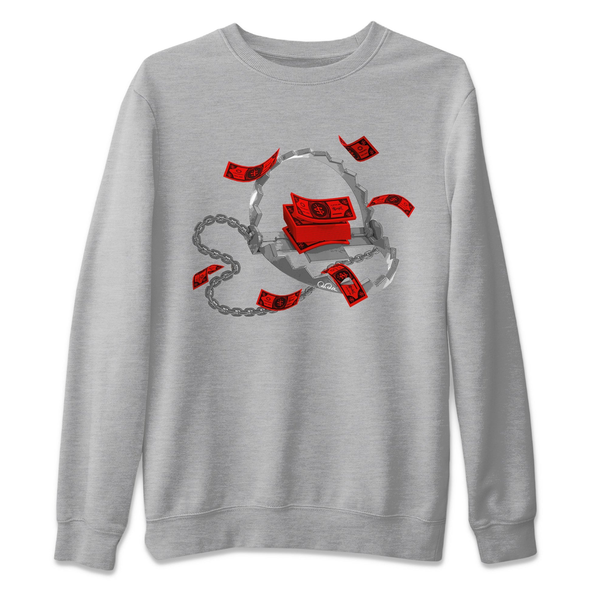 Air Jordan 6 Toro Bravo Sneaker Match Tees Trap Money Sneaker Tees AJ6 Toro Bravo Sneaker Release Tees Unisex Shirts Heather Grey 2