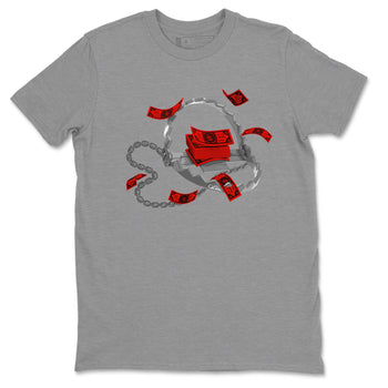 Air Jordan 6 Toro Bravo Sneaker Match Tees Trap Money Sneaker Tees AJ6 Toro Bravo Sneaker Release Tees Unisex Shirts Heather Grey 2