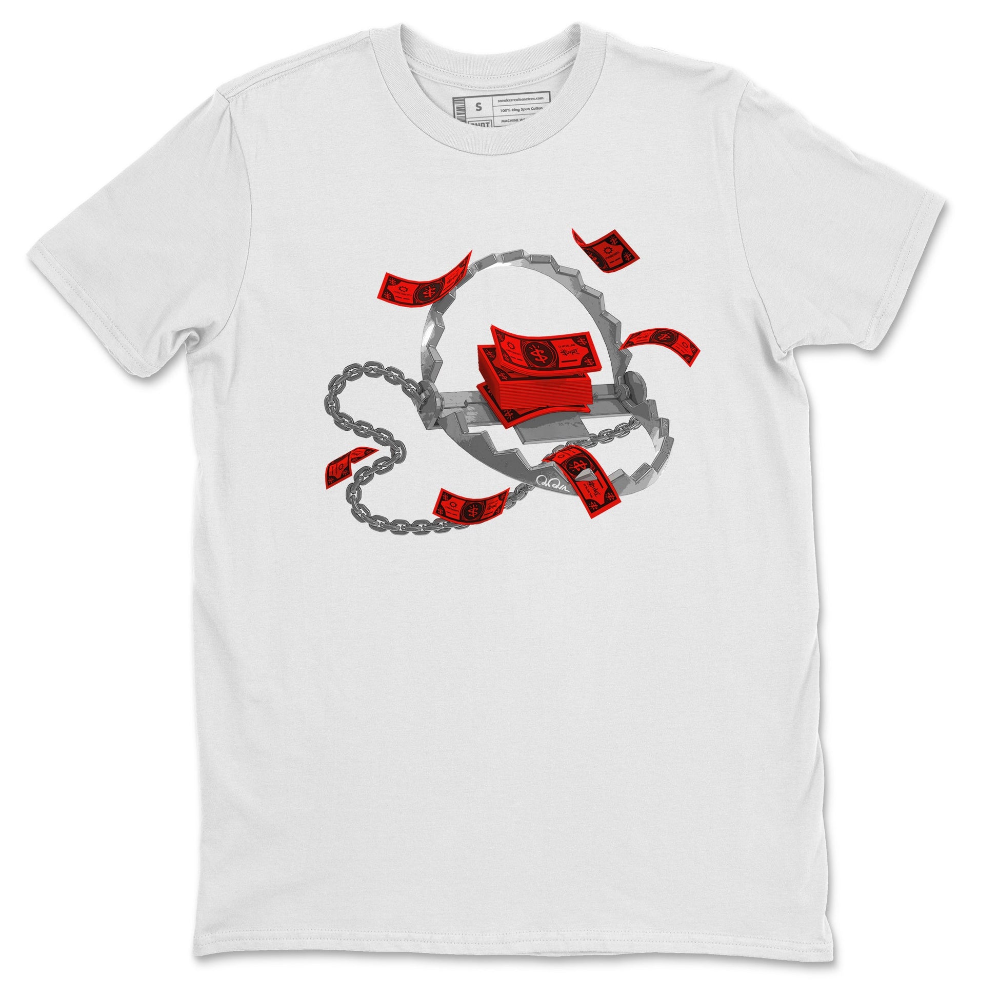 Air Jordan 6 Toro Bravo Sneaker Match Tees Trap Money Sneaker Tees AJ6 Toro Bravo Sneaker Release Tees Unisex Shirts White 2