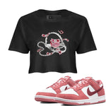 Dunk Valentines Day 2024 shirt to match jordans Trap Money sneaker tees Valentines Day Gift SNRT Sneaker Release Tees Black 1 crop length shirt