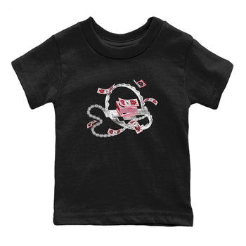 Dunk Valentines Day 2024 shirt to match jordans Trap Money sneaker tees Valentines Day Gift SNRT sneaker release tees baby toddler Black 2 cotton Shirt