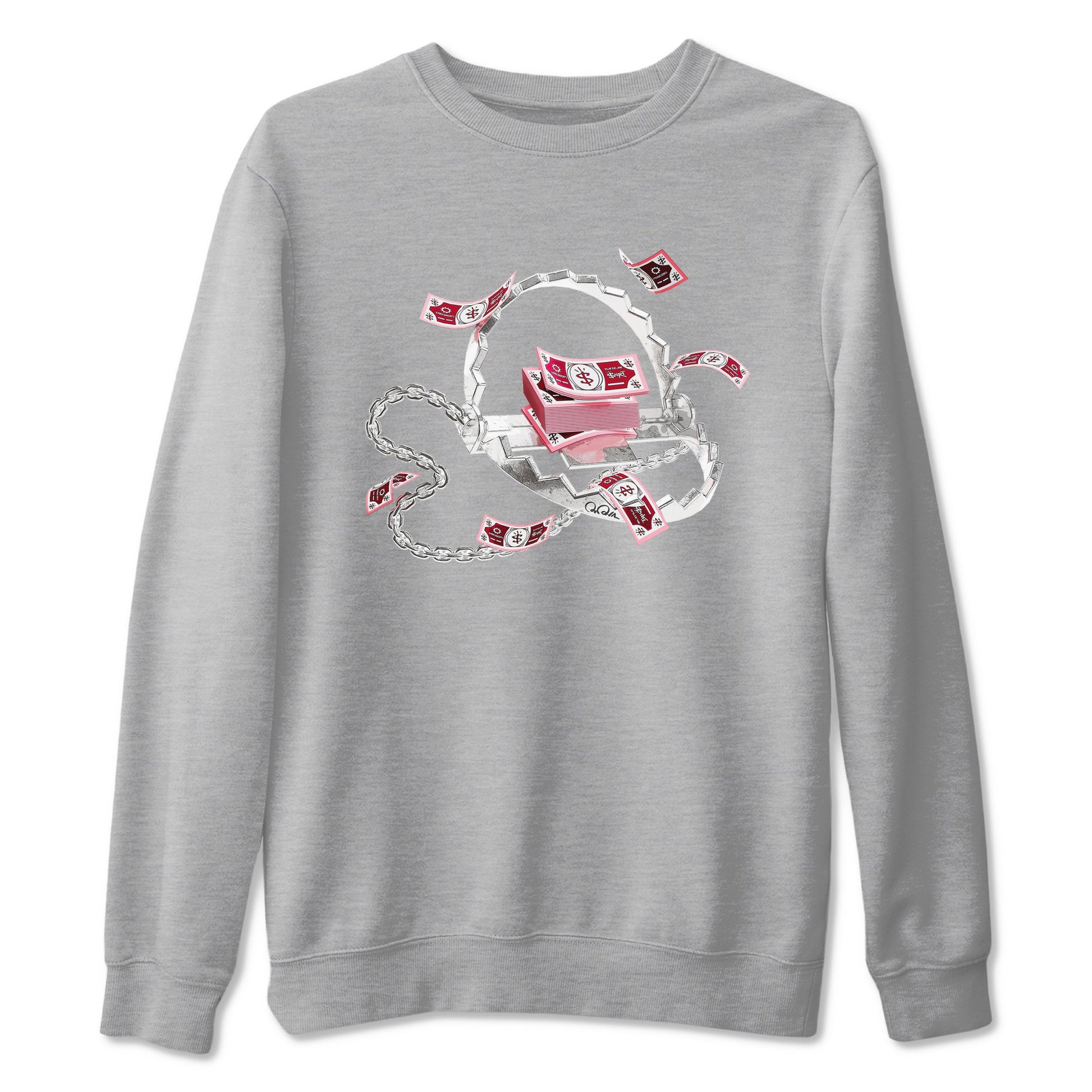 Dunk Valentines Day 2024 shirt to match jordans Trap Money sneaker tees Valentines Day Gift SNRT Sneaker Release Tees unisex cotton Heather Grey 2 crew neck shirt