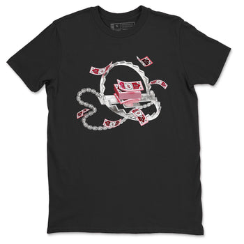 Dunk Valentines Day 2024 shirt to match jordans Trap Money sneaker tees Valentines Day Gift SNRT Sneaker Release Tees unisex cotton Black 2 crew neck shirt