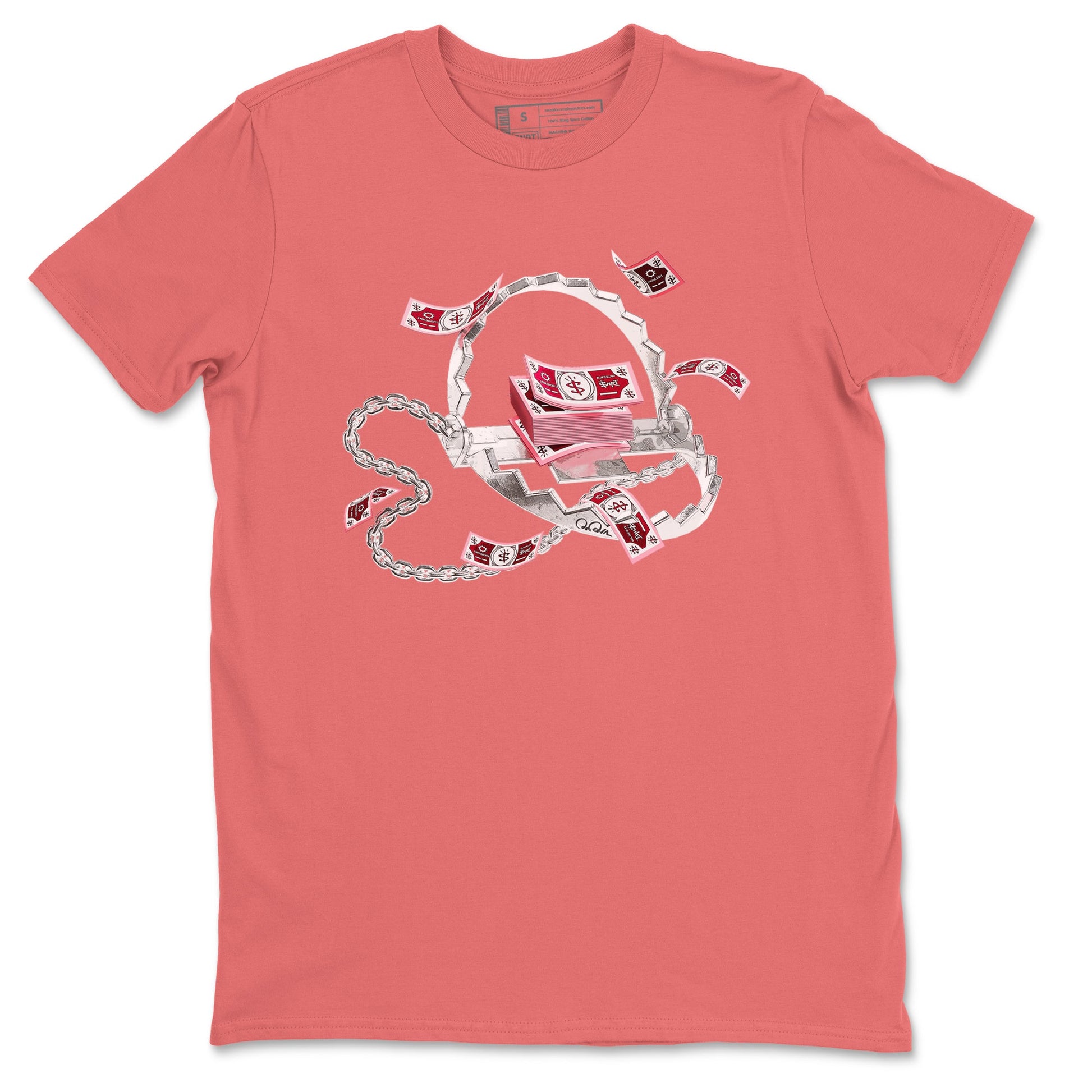 Dunk Valentines Day 2024 shirt to match jordans Trap Money sneaker tees Valentines Day Gift SNRT Sneaker Release Tees unisex cotton Coral 2 crew neck shirt