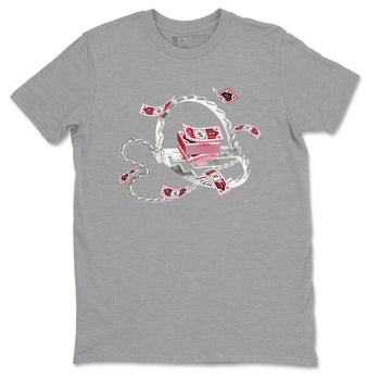 Dunk Valentines Day 2024 shirt to match jordans Trap Money sneaker tees Valentines Day Gift SNRT Sneaker Release Tees unisex cotton Heather Grey 2 crew neck shirt
