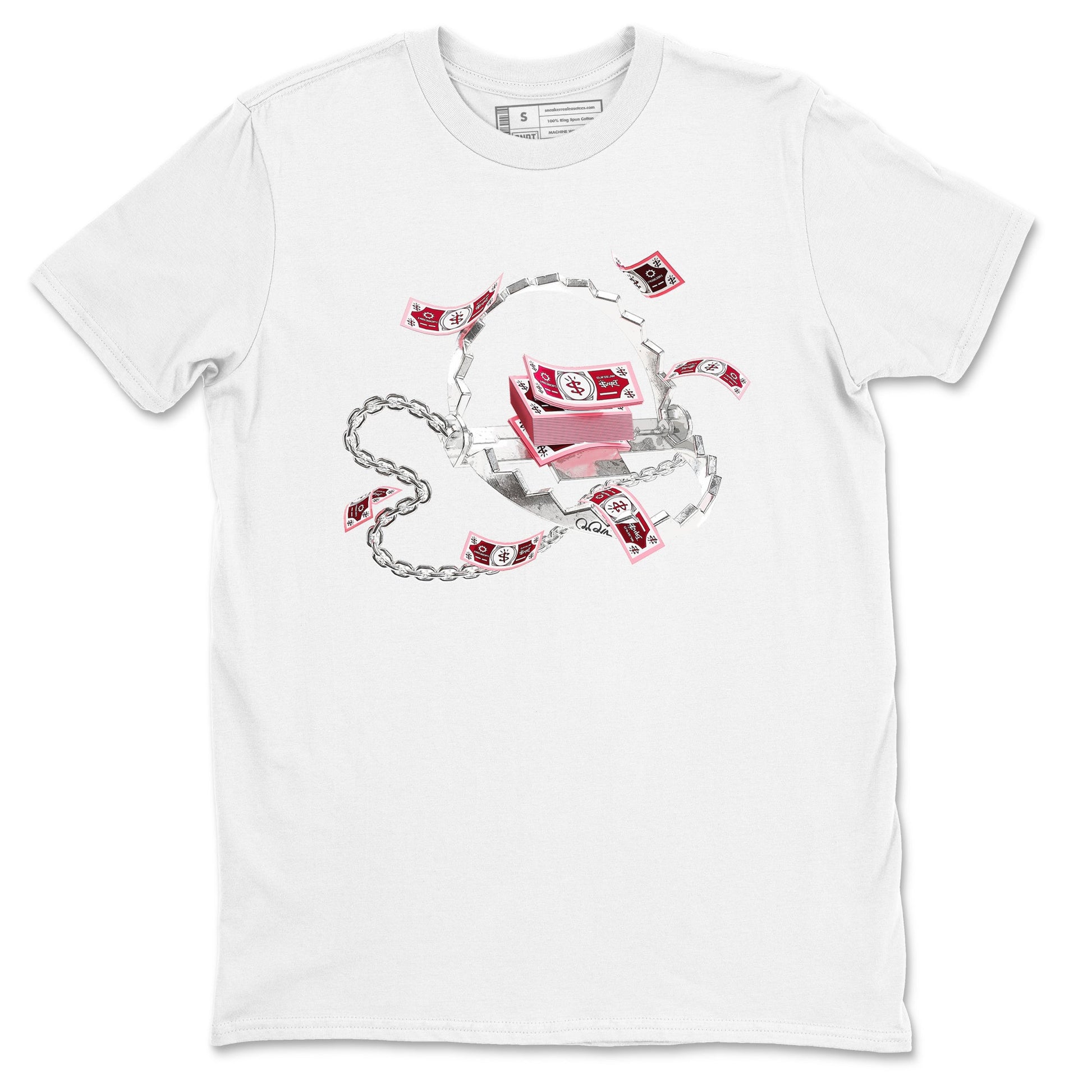Dunk Valentines Day 2024 shirt to match jordans Trap Money sneaker tees Valentines Day Gift SNRT Sneaker Release Tees unisex cotton White 2 crew neck shirt