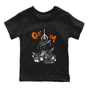 3s Fear shirt to match jordans Treasure Hunter sneaker tees Air Jordan 3 Fear SNRT Sneaker Release Tees Baby Toddler Black 2 T-Shirt