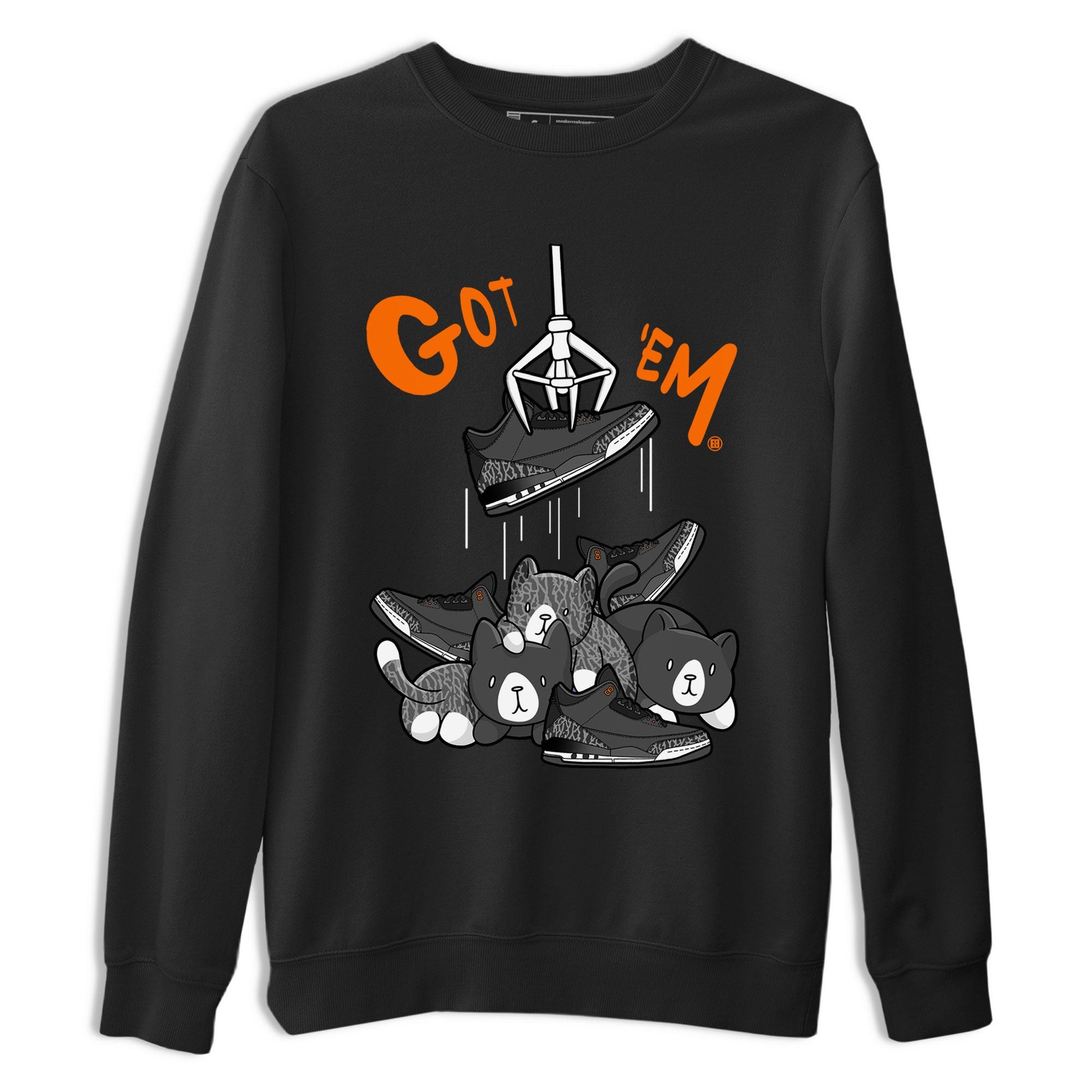 3s Fear shirt to match jordans Treasure Hunter sneaker tees Air Jordan 3 Fear SNRT Sneaker Release Tees Unisex Black 2 T-Shirt