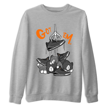 3s Fear shirt to match jordans Treasure Hunter sneaker tees Air Jordan 3 Fear SNRT Sneaker Release Tees Unisex Heather Grey 2 T-Shirt
