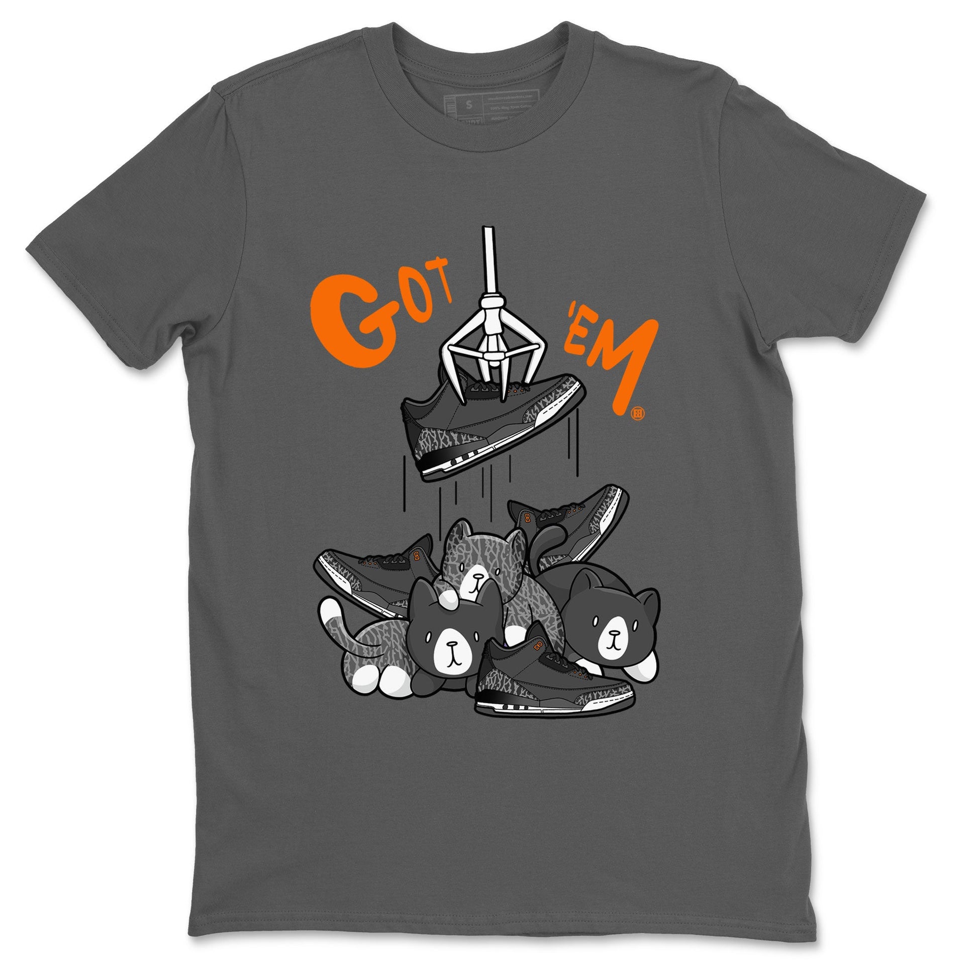 3s Fear shirt to match jordans Treasure Hunter sneaker tees Air Jordan 3 Fear SNRT Sneaker Release Tees Unisex Cool Grey 2 T-Shirt