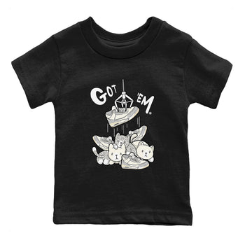 Air Jordan 3 Craft Ivory shirt to match jordans Treasure Hunter sneaker tees 3s Ivory SNRT sneaker release tees baby toddler Black 2 cotton Shirt