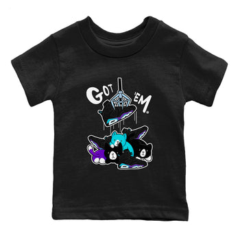 6s Aqua Sneaker Match Tees Treasure Hunter Sneaker Tees Air Jordan 6 Aqua Sneaker Release Tees Kids Shirts Black 2