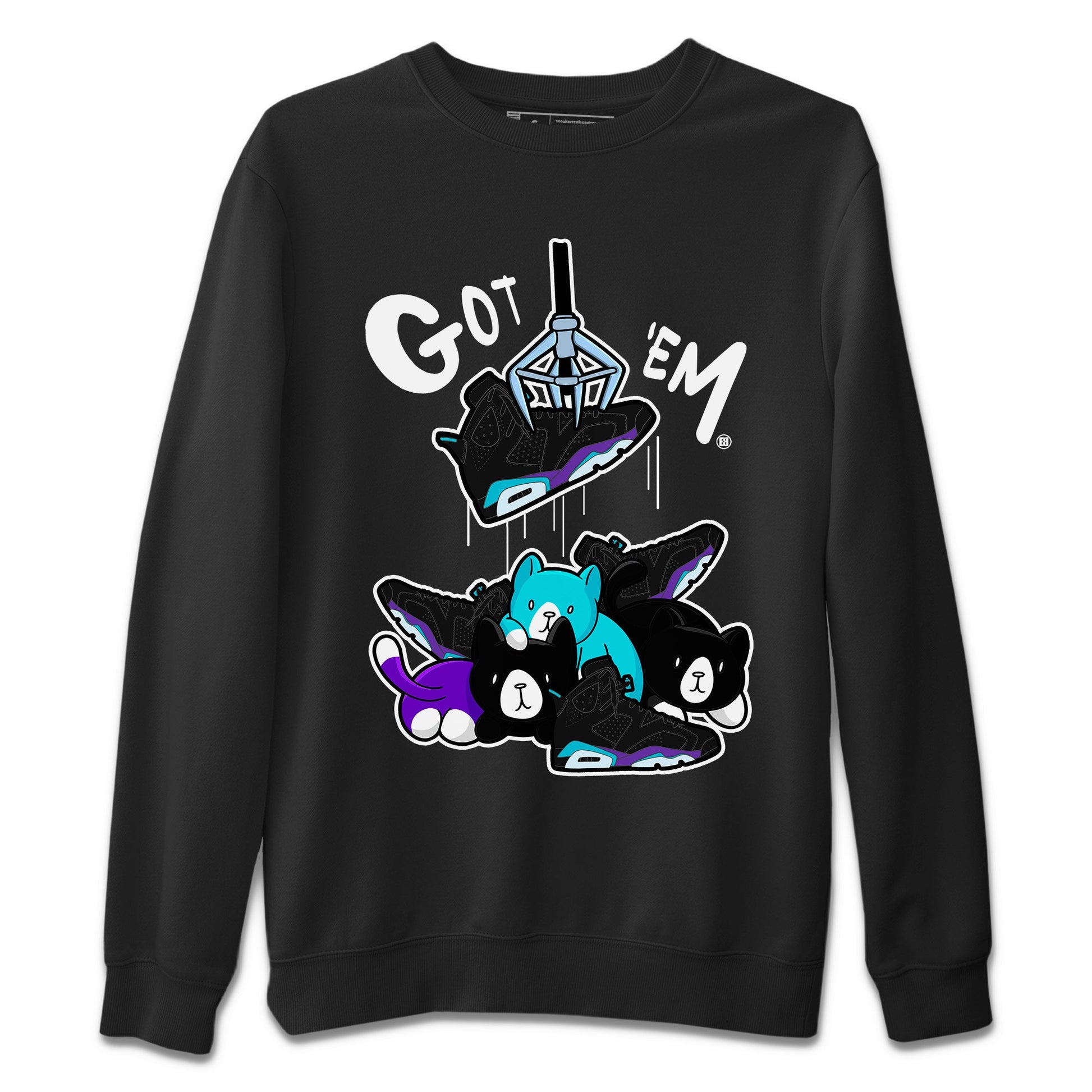 6s Aqua Sneaker Match Tees Treasure Hunter Sneaker Tees Air Jordan 6 Aqua Sneaker Release Tees Unisex Shirts Black 2