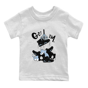 AJ7 Chambray Sneaker Match Tees Treasure Hunter Sneaker Tees Air Jordan 7 Chambray Sneaker Release Tees Kids Shirts White 2