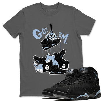 AJ7 Chambray Sneaker Match Tees Treasure Hunter Sneaker Tees Air Jordan 7 Chambray Sneaker Release Tees Unisex Shirts Cool Grey 1