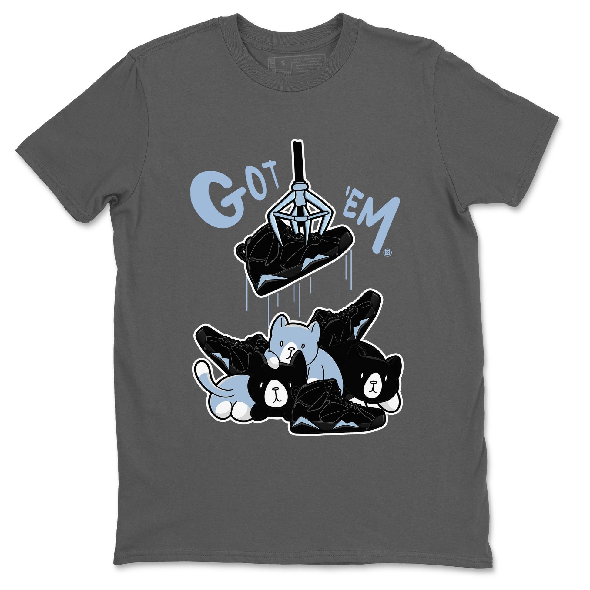 AJ7 Chambray Sneaker Match Tees Treasure Hunter Sneaker Tees Air Jordan 7 Chambray Sneaker Release Tees Unisex Shirts Cool Grey 2