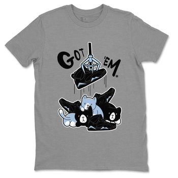 AJ7 Chambray Sneaker Match Tees Treasure Hunter Sneaker Tees Air Jordan 7 Chambray Sneaker Release Tees Unisex Shirts Heather Grey 2