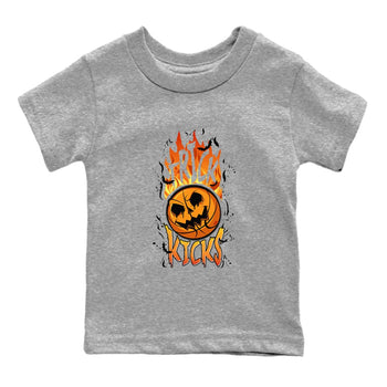 AJ1 Starfish shirt to match jordans Trick Or Kicks Halloween costume sneaker tees AJ1 Starfish SNRT Sneaker Tees Sneaker Matching Clothing Brand Baby Toddler Heather Grey 2 T-Shirt