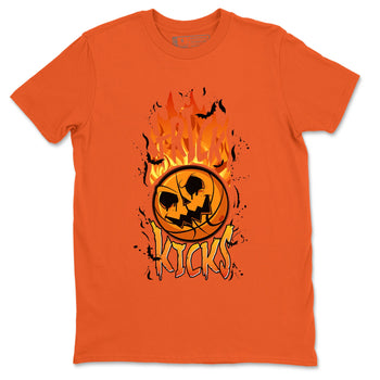 AJ1 Starfish shirt to match jordans Trick Or Kicks Halloween costume sneaker tees AJ1 Starfish SNRT Sneaker Tees Sneaker Matching Clothing Brand Unisex Sneaker Tee Orange 2 T-Shirt
