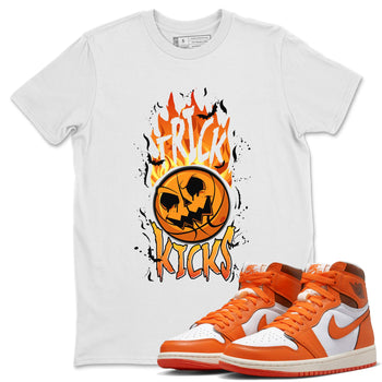 AJ1 Starfish shirt to match jordans Trick Or Kicks Halloween costume sneaker tees AJ1 Starfish SNRT Sneaker Tees Sneaker Matching Clothing Brand Unisex Sneaker Tee White 1 T-Shirt