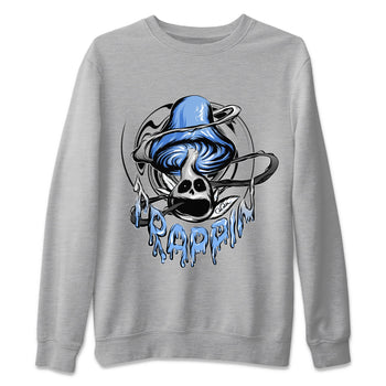 Jordan 5 UNC Jordan Shirts Trippin Mushroom Sneaker Tees AJ5 UNC SNRT Sneaker Tees Unisex Shirts Heather Grey 2