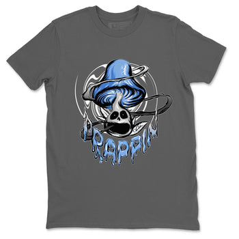 Jordan 5 UNC Jordan Shirts Trippin Mushroom Sneaker Tees AJ5 UNC SNRT Sneaker Tees Unisex Shirts Cool Grey 2