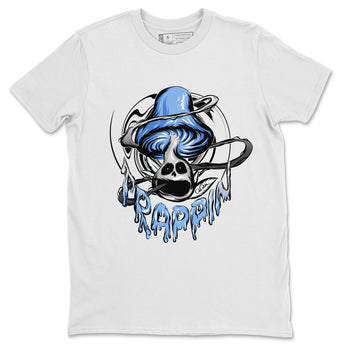 Jordan 5 UNC Jordan Shirts Trippin Mushroom Sneaker Tees AJ5 UNC SNRT Sneaker Tees Unisex Shirts White 2