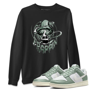Dunk Mica Green Sneaker Match Tees Trippin Mushroom Sneaker Tees Dunk Low Mica Green Sneaker Release Tees Unisex Shirts Black 1