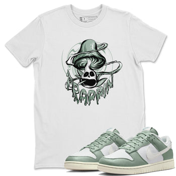 Dunk Mica Green Sneaker Match Tees Trippin Mushroom Sneaker Tees Dunk Low Mica Green Sneaker Release Tees Unisex Shirts White 1